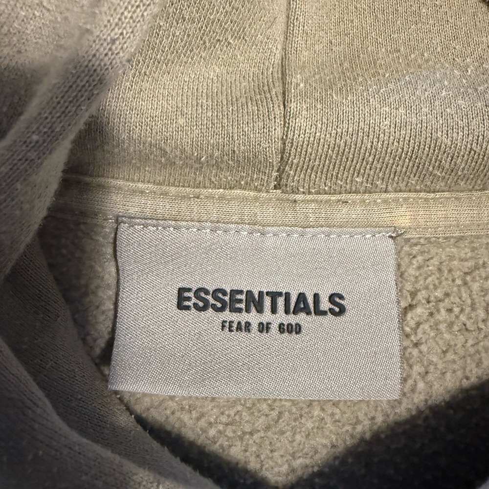 Fear of God Essentials Hoodie in Beige - Picture 3 of 8